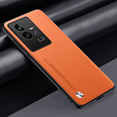 Handyhülle Hülle Luxus Leder Schutzhülle S02 für Vivo iQOO 11 Pro 5G Orange