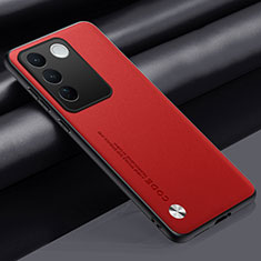 Handyhülle Hülle Luxus Leder Schutzhülle S02 für Vivo V27 5G Rot