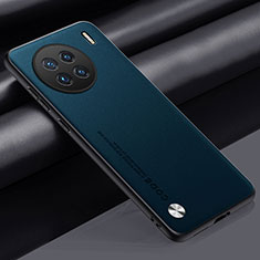 Handyhülle Hülle Luxus Leder Schutzhülle S02 für Vivo X90 Pro 5G Blau