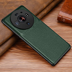 Handyhülle Hülle Luxus Leder Schutzhülle S02 für Xiaomi Mi 12S Ultra 5G Grün