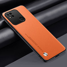 Handyhülle Hülle Luxus Leder Schutzhülle S02 für Xiaomi POCO C3 Orange