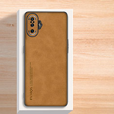 Handyhülle Hülle Luxus Leder Schutzhülle S02 für Xiaomi Poco F3 GT 5G Braun