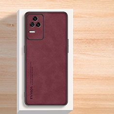 Handyhülle Hülle Luxus Leder Schutzhülle S02 für Xiaomi Poco F4 5G Rot