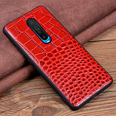Handyhülle Hülle Luxus Leder Schutzhülle S02 für Xiaomi Poco X2 Rot