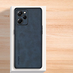 Handyhülle Hülle Luxus Leder Schutzhülle S02 für Xiaomi Poco X5 Pro 5G Blau