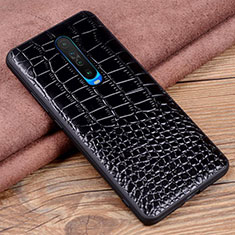 Handyhülle Hülle Luxus Leder Schutzhülle S02 für Xiaomi Redmi K30 4G Schwarz