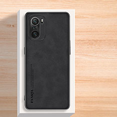 Handyhülle Hülle Luxus Leder Schutzhülle S02 für Xiaomi Redmi K40 Pro+ Plus 5G Schwarz