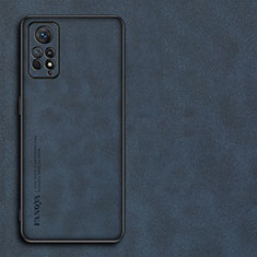 Handyhülle Hülle Luxus Leder Schutzhülle S02 für Xiaomi Redmi Note 11E Pro 5G Blau