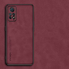 Handyhülle Hülle Luxus Leder Schutzhülle S02 für Xiaomi Redmi Note 11E Pro 5G Rot