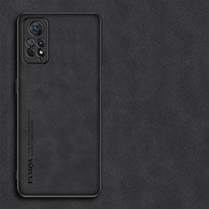 Handyhülle Hülle Luxus Leder Schutzhülle S02 für Xiaomi Redmi Note 11E Pro 5G Schwarz