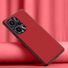 Handyhülle Hülle Luxus Leder Schutzhülle S02 für Xiaomi Redmi Note 12 Turbo 5G Rot