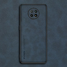 Handyhülle Hülle Luxus Leder Schutzhülle S02 für Xiaomi Redmi Note 9 5G Blau