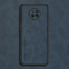 Handyhülle Hülle Luxus Leder Schutzhülle S02 für Xiaomi Redmi Note 9T 5G Blau