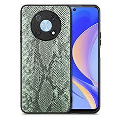 Handyhülle Hülle Luxus Leder Schutzhülle S02D für Huawei Enjoy 50 Pro Grün