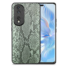 Handyhülle Hülle Luxus Leder Schutzhülle S02D für Huawei Honor 80 Pro Flat 5G Grün