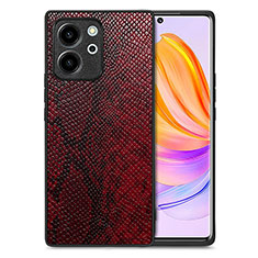 Handyhülle Hülle Luxus Leder Schutzhülle S02D für Huawei Honor 80 SE 5G Rot