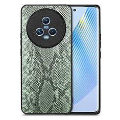 Handyhülle Hülle Luxus Leder Schutzhülle S02D für Huawei Honor Magic5 5G Grün