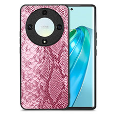 Handyhülle Hülle Luxus Leder Schutzhülle S02D für Huawei Honor Magic5 Lite 5G Rosa