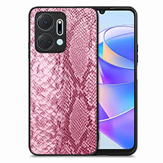 Handyhülle Hülle Luxus Leder Schutzhülle S02D für Huawei Honor X7a Rosa