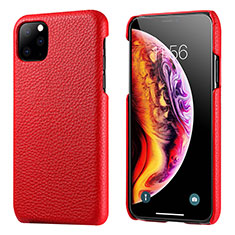 Handyhülle Hülle Luxus Leder Schutzhülle S03 für Apple iPhone 11 Pro Max Rot