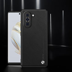 Handyhülle Hülle Luxus Leder Schutzhülle S03 für Huawei Nova 10 Schwarz