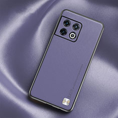 Handyhülle Hülle Luxus Leder Schutzhülle S03 für OnePlus 10 Pro 5G Helles Lila