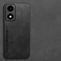 Handyhülle Hülle Luxus Leder Schutzhülle S03 für Oppo A2x 5G Schwarz