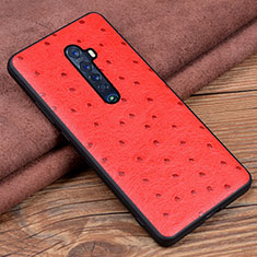 Handyhülle Hülle Luxus Leder Schutzhülle S03 für Oppo Reno2 Rot