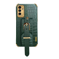 Handyhülle Hülle Luxus Leder Schutzhülle S03 für Samsung Galaxy A04s Grün