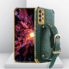 Handyhülle Hülle Luxus Leder Schutzhülle S03 für Samsung Galaxy A13 4G Grün