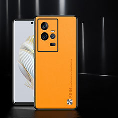 Handyhülle Hülle Luxus Leder Schutzhülle S03 für Vivo iQOO 11 Pro 5G Orange