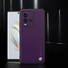 Handyhülle Hülle Luxus Leder Schutzhülle S03 für Vivo iQOO 9T 5G Violett