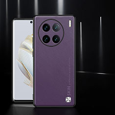 Handyhülle Hülle Luxus Leder Schutzhülle S03 für Vivo X90 5G Violett