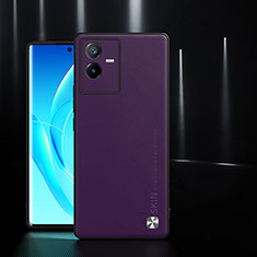 Handyhülle Hülle Luxus Leder Schutzhülle S03 für Vivo Y73t Violett