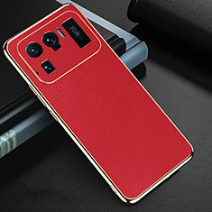 Handyhülle Hülle Luxus Leder Schutzhülle S03 für Xiaomi Mi 11 Ultra 5G Rot