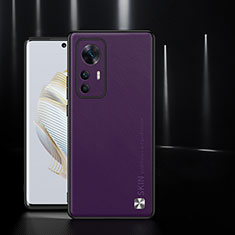 Handyhülle Hülle Luxus Leder Schutzhülle S03 für Xiaomi Mi 12T 5G Violett