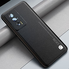 Handyhülle Hülle Luxus Leder Schutzhülle S03 für Xiaomi Poco F5 Pro 5G Schwarz