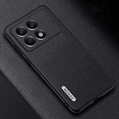 Handyhülle Hülle Luxus Leder Schutzhülle S03 für Xiaomi Redmi K70 5G Schwarz