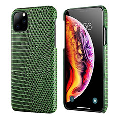 Handyhülle Hülle Luxus Leder Schutzhülle S04 für Apple iPhone 11 Pro Max Grün