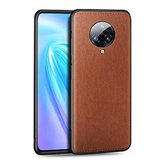 Handyhülle Hülle Luxus Leder Schutzhülle S04 für Vivo Nex 3S Braun