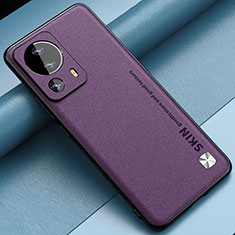 Handyhülle Hülle Luxus Leder Schutzhülle S04 für Xiaomi Civi 2 5G Violett