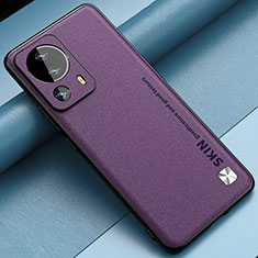 Handyhülle Hülle Luxus Leder Schutzhülle S04 für Xiaomi Mi 13 Lite 5G Violett