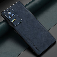 Handyhülle Hülle Luxus Leder Schutzhülle S04 für Xiaomi Redmi K50 5G Blau