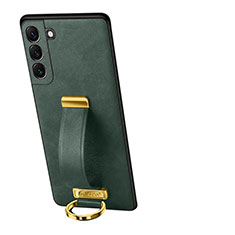 Handyhülle Hülle Luxus Leder Schutzhülle S05 für Samsung Galaxy S21 5G Grün