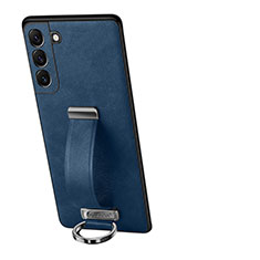 Handyhülle Hülle Luxus Leder Schutzhülle S05 für Samsung Galaxy S22 5G Blau