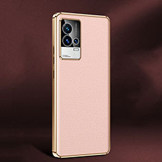 Handyhülle Hülle Luxus Leder Schutzhülle S05 für Vivo iQOO 8 Pro 5G Rosa