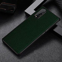 Handyhülle Hülle Luxus Leder Schutzhülle S06 für Oppo Find X2 Grün