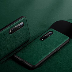 Handyhülle Hülle Luxus Leder Schutzhülle S06 für Oppo Find X2 Pro Grün