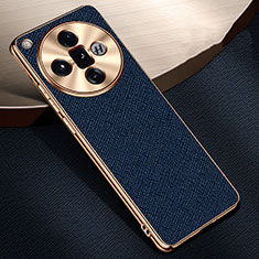 Handyhülle Hülle Luxus Leder Schutzhülle S06 für Oppo Find X7 Ultra 5G Blau