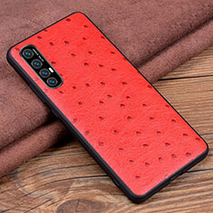 Handyhülle Hülle Luxus Leder Schutzhülle S07 für Oppo Reno3 Pro Rot